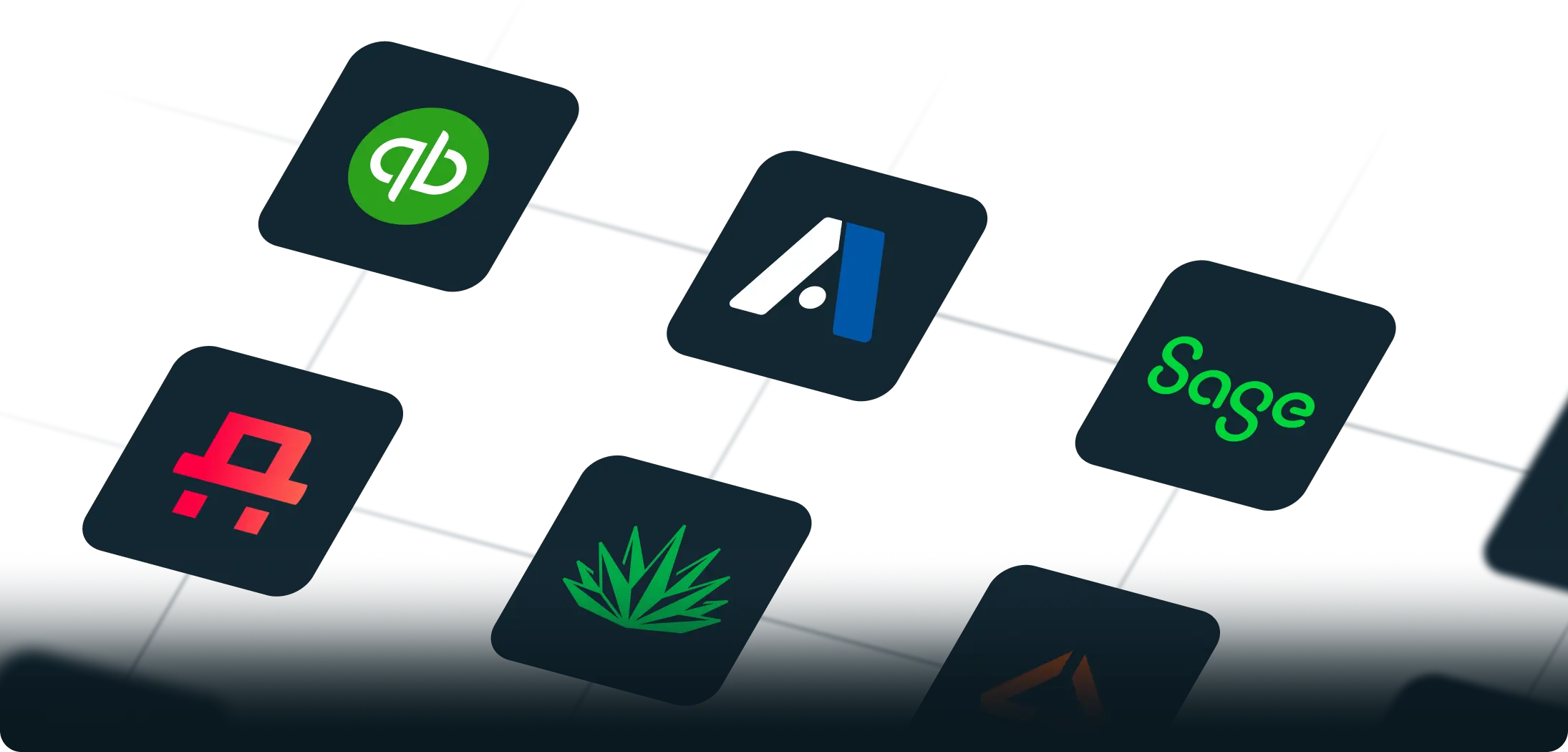 Tread integrates with QuickBooks Online, Sage 300, Vista, Foundation, Spectrum, HCSS, Command Alkon, WEM, Astec, Motive, Samsara