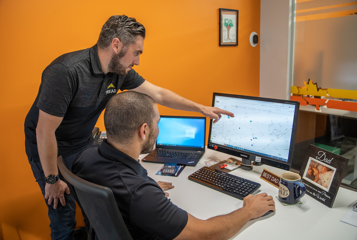 Tyler (Tread) and Sarhan (John Aarts)